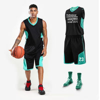 Men’s Basketball Team Set Breathable Training Uniform